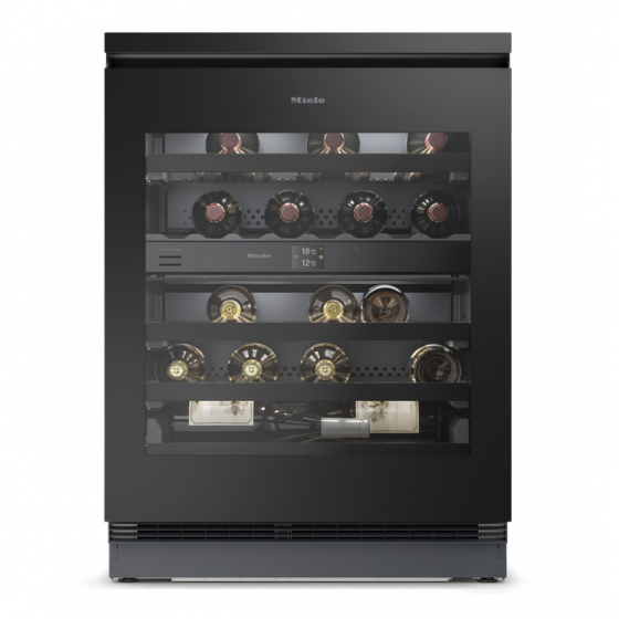 MIELE KWTUS 7074 F Μαύρο Εντοιχιζόμενος Συντηρητής Κρασιών